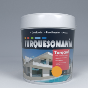 Tinta 100% acrílica lisa de alta qualidade cor AMARELO ALENTEJO. Especialmente indicada para a pintura de fachadas no exterior podendo ser aplicada também em paredes interiores. Lavável e excelente resistência às intempéries.